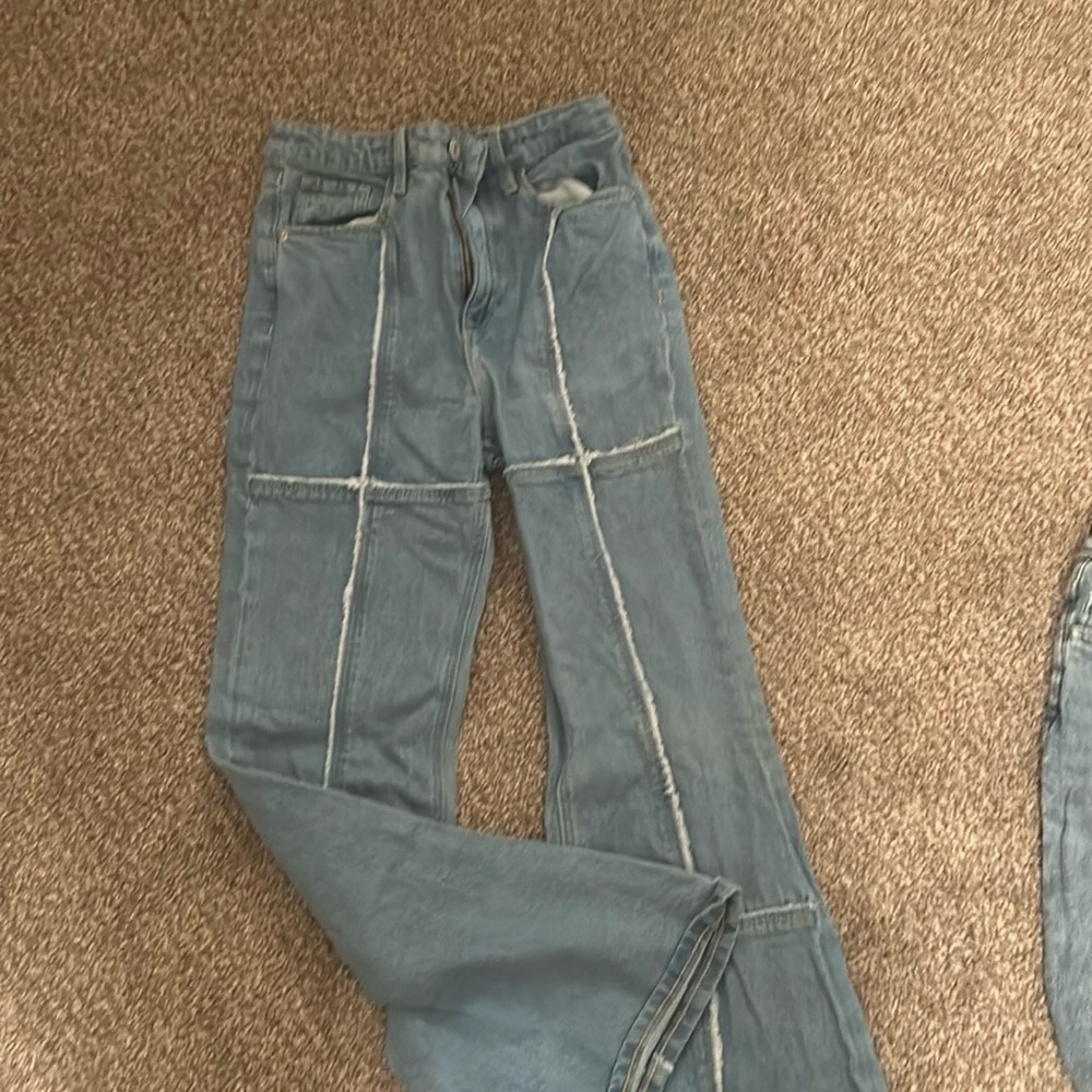 H&M girls bellbottoms jeans